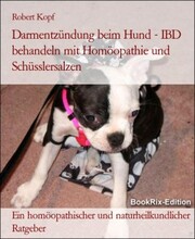 Darmentzündung beim Hund - IBD behandeln mit Homöopathie und Schüsslersalzen - Cover