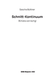 Schnitt-Kontinuum - Cover