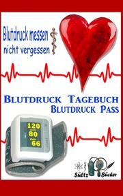 Blutdruck-Pass - Blutdruck-Tagebuch - Cover
