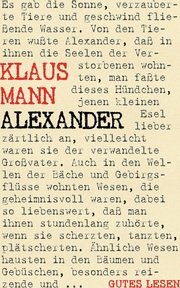 Alexander - Roman der Utopie - Cover