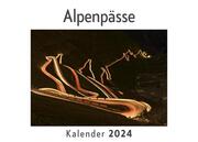 Alpenpässe (Wandkalender 2024, Kalender DIN A4 quer, Monatskalender im Querformat mit Kalendarium, Das perfekte Geschenk)