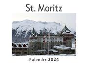 St. Moritz (Wandkalender 2024, Kalender DIN A4 quer, Monatskalender im Querformat mit Kalendarium, Das perfekte Geschenk)