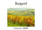 Burgund (Wandkalender 2024, Kalender DIN A4 quer, Monatskalender im Querformat mit Kalendarium, Das perfekte Geschenk)