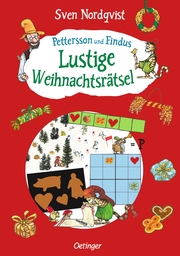 Pettersson und Findus. Lustige Weihnachtsrätsel - Cover