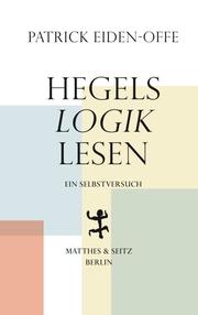 Hegels 'Logik' lesen - Cover
