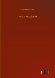 I, Mary MacLane - Cover