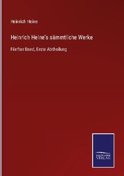 Heinrich Heine's sämmtliche Werke - Cover