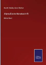 Altpreußische Monatsschrift - Cover