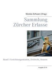 Sammlung Zürcher Erlasse - Cover