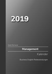 2019 Sarah Ela Joyne Management Kalender Business English Redewendungen