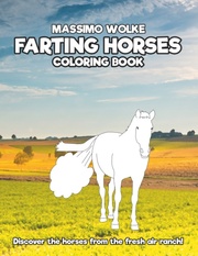 Farting Horses - Coloring Book - Cover