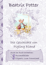 Die Geschichte von Pigling Bland (inklusive Ausmalbilder und Cliparts zum Download) - Cover