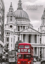 Lehrerkalender 2020 2021 mit London Cover