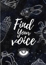 Notizbuch, Bullet Journal, Journal, Planer, Tagebuch 'Find your Voice'