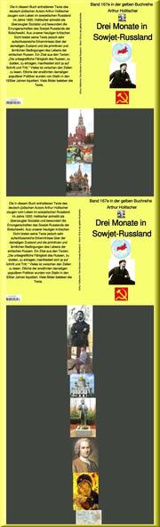 Arthur Holitscher: Drei Monate in Sowjet-Russland
