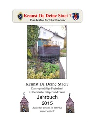 Jahrbuch 2015, Kennstd Du Deine Stadt Oberursel