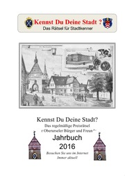 Jahrbuch 2016, Kennstd Du Deine Stadt Oberursel