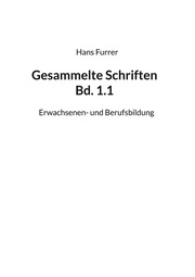 Gesammelte Schriften Bd. 1.1 - Cover