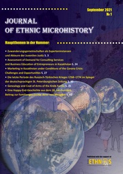 Journal of Ethnic Microhistory - Cover
