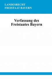 Verfassung des Freistaates Bayern - Cover