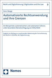 Automatisierte Rechtsanwendung und ihre Grenzen - Cover