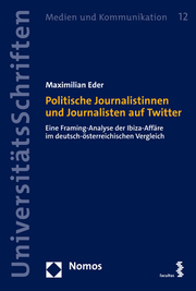 Politische Journalistinnen und Journalisten auf Twitter - Cover