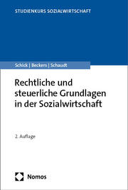 Rechtliche und steuerliche Grundlagen in der Sozialwirtschaft - Cover