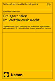 Preisgarantien im Wettbewerbsrecht - Cover