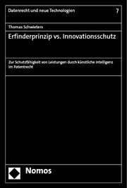 Erfinderprinzip vs. Innovationsschutz - Cover