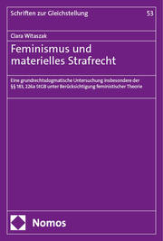 Feminismus und materielles Strafrecht - Cover