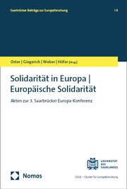 Solidarität in Europa - Europäische Solidarität - Cover