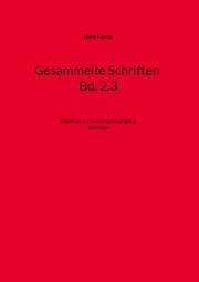 Gesammelte Schriften Bd. 2.3 - Cover