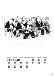 Loriot Heile Welt Kalender 2024. Humorvoller Wandkalender mit 24 Loriot-Cartoons. Kultiger Halbmonatskalender 2024. 21 x 29,7 cm. Hochformat. - Abbildung 4