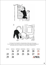Loriot Heile Welt Kalender 2024. Humorvoller Wandkalender mit 24 Loriot-Cartoons. Kultiger Halbmonatskalender 2024. 21 x 29,7 cm. Hochformat. - Abbildung 8