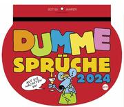 Dumme Sprüche Kalender 2024 - Cover