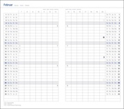 Monats-Taschenkalender, schwarz 2024 - Abbildung 4