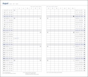 Monats-Taschenkalender, schwarz 2024 - Abbildung 10