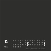 Bastelkalender schwarz klein 2024 - Abbildung 2