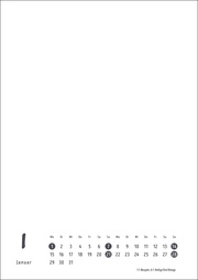 Bastelkalender weiß A4 2024 - Abbildung 1