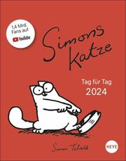 Simons Katze Tagesabreißkalender 2024 - Cover