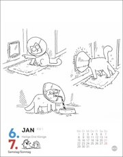 Simons Katze Tagesabreißkalender 2024 - Illustrationen 7
