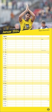 Borussia Dortmund Familienplaner 2024 - Abbildung 1