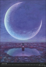 Inner Mystic Posterkalender 2024 von Andy Kehoe. Märchenhafter Wandkalender mit 12 mystischen Traumwelten. Magischer Kalender 2024 im Hochformat 37 x 53,5 cm. - Abbildung 1