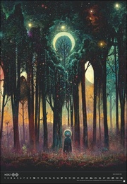 Inner Mystic Posterkalender 2024 von Andy Kehoe. Märchenhafter Wandkalender mit 12 mystischen Traumwelten. Magischer Kalender 2024 im Hochformat 37 x 53,5 cm. - Abbildung 3