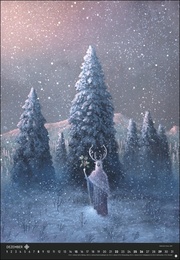 Inner Mystic Posterkalender 2024 von Andy Kehoe. Märchenhafter Wandkalender mit 12 mystischen Traumwelten. Magischer Kalender 2024 im Hochformat 37 x 53,5 cm. - Abbildung 12