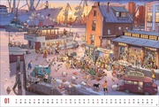 Göbel & Knorr Wimmelbilder Edition Kalender 2025 - Illustrationen 1