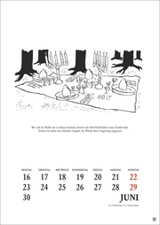 Heile Welt Halbmonatskalender 2025 - Illustrationen 12