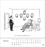 Loriot Postkartenkalender 2025 - Illustrationen 1