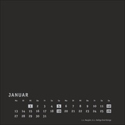 Premium-Bastelkalender schwarz klein 2025 - Abbildung 1