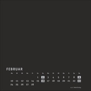 Premium-Bastelkalender schwarz klein 2025 - Abbildung 2